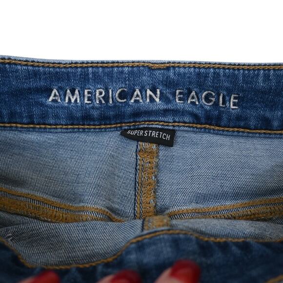 American Eagle Women's 10 Cropped Wide Leg Jean - Picture 8 of 11